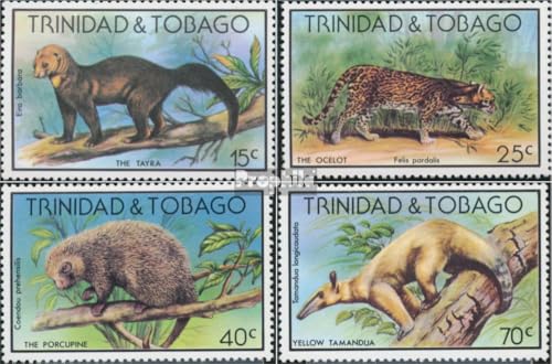 Prophila Collection Trinidad und Tobago 375-378 (kompl.Ausg.) postfrisch ** MNH 1978 Naturschutz (Briefmarken für Sammler) Sonstige Säugetiere (Affen/Dinos/Elephanten …) von Prophila Collection