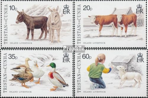 Prophila Collection Tristan da Cunha 567-570 (kompl.Ausg.) postfrisch ** MNH 1994 Tiere (Briefmarken für Sammler) Sonstige Säugetiere (Affen/Dinos/Elephanten …) von Prophila Collection