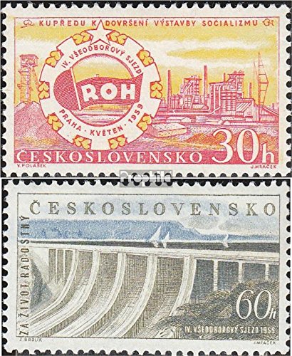 Prophila Collection Tschechoslowakei 1137-1138 (kompl.Ausg.) postfrisch ** MNH 1959 Gewerkschaft (Briefmarken für Sammler) von Prophila Collection