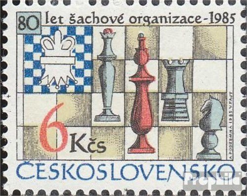 Prophila Collection Tschechoslowakei 2811 (kompl.Ausg.) postfrisch ** MNH 1985 Schach (Briefmarken für Sammler) Schach von Prophila Collection