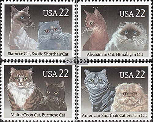 Prophila Collection USA 1965-1968 (kompl.Ausg.) 1988 Katzenrassen (Briefmarken für Sammler) Katzen von Prophila Collection