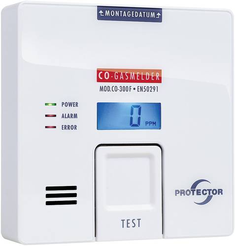 Protector CO-300F Kohlenmonoxid-Melder batteriebetrieben detektiert Kohlenmonoxid von Protector