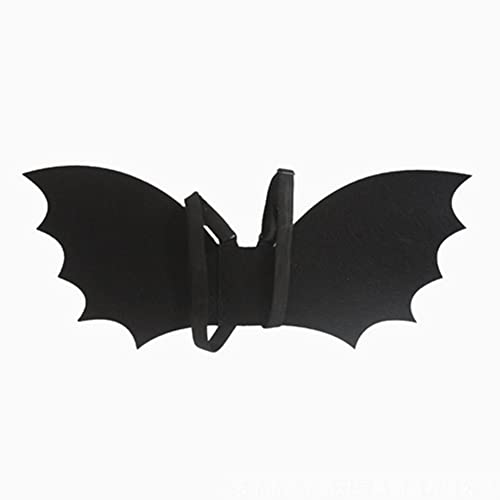 Proumhang Halloween-Umhang für Kinder,Fledermausflügel für Kinder im Alter von 0 bis 8 Jahren,Cosplay-Requisiten,Halloween-Dekorationen,Fledermaus-Umhang,Schwarz,S(Alter 0-5),48cm x 20cm von Proumhang