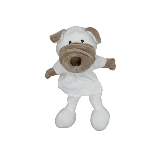 Proumhang Handpuppen mit Vollem Körper für Kinder,Tier Handpuppen Bauernhof Thema Puppets Spielzeug Set,Plüsch Pretend Spielzeug Zoo Friends Puppentheater mit Beweglichem Offenen Mund,35cm,Hund von Proumhang