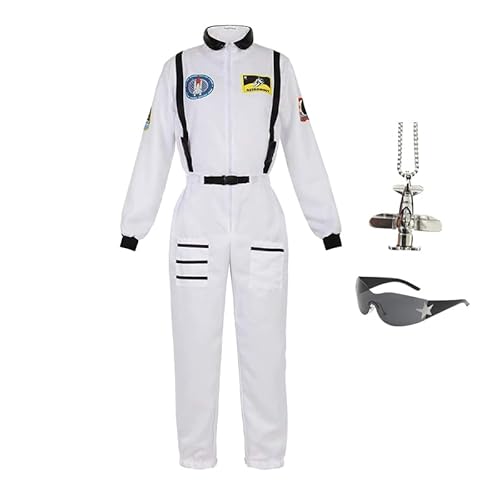 Proxiceen Herren Pilotenkostüme, Kampfpilotenkostüme, Astronautenkostüme, Party Mode, Karnevalskostüme (A3, 150) von Proxiceen