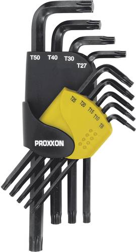 Proxxon Industrial Innen-Sechsrund (TX) Winkelschraubendreher-Set T 8, T 10, T 15, T 20, T 25, T 27, von Proxxon Industrial