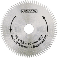 PROXXON 4528014 Kreissägeblatt "Super-Cut", 58 mm (80 Zähne) von Proxxon