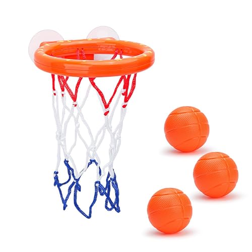 Baby Badewannenspielzeug Basketballkorb Bällen Und Starkem Saugnapf Saugnapf Für Kinder Outdoor Indoor Office Home von Proypiax