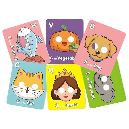 Proypiax Alphabet Lernkarten | 26-teilige Lernkarten für Buchstaben - Pädagogisches Tier-Spielzeug als Lernspiel für Kinder von 3 bis 6 Jahren Proypiax Alphabet Lernkarten | 26-teilige Lernkarten für Buchstaben - Pädagogisches Tier-Spielzeug als Lernspiel für Kinder von 3 bis 6 Jahren von Proypiax