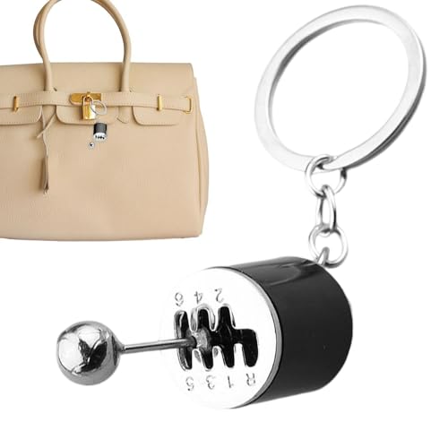 Proypiax Auto Shifter Keyring, Manuelle Shifter -Schlüsselanhänger - Schaltgetriebe Schaltgetriebe Fidget Toy | Creative 6 -Speed ​​-Getriebe -Hebelschlüsselung, Key FOB -Schlüsselschainszubehör von Proypiax