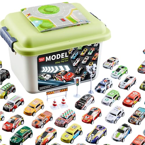 Proypiax Auto Spielzeug, Spielzeugautos, Auto Set Rennauto, Pull Back Autos Spielzeug Autos Modellauto Pull Back Autos Set Geschenk Für Kinder Und Mädchen von Proypiax