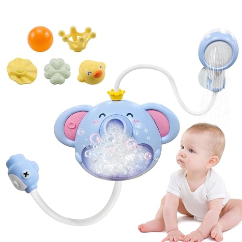 Proypiax Elefant Wasser Sprüher Badewanne Spielzeug | Interaktive Badewannen Blasenmaschine Macht Blasen | Ergonomischer Elefant Duschspray Für Spiel Pool Garten Schwimmen Kinder 1-5 Proypiax Elefant Wasser Sprüher Badewanne Spielzeug | Interaktive Badewannen Blasenmaschine Macht Blasen | Ergonomischer Elefant Duschspray Für Spiel Pool Garten Schwimmen Kinder 1-5 von Proypiax