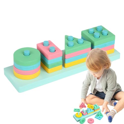 Proypiax Form Sorter Toy, Form Sortierer | Kinder Puzzle Form Sorter | Lern- und Bildungsspielzeug, interaktives Matching -Spiel für Kinder im Vorschulalter ab 18 Monaten und up von Proypiax