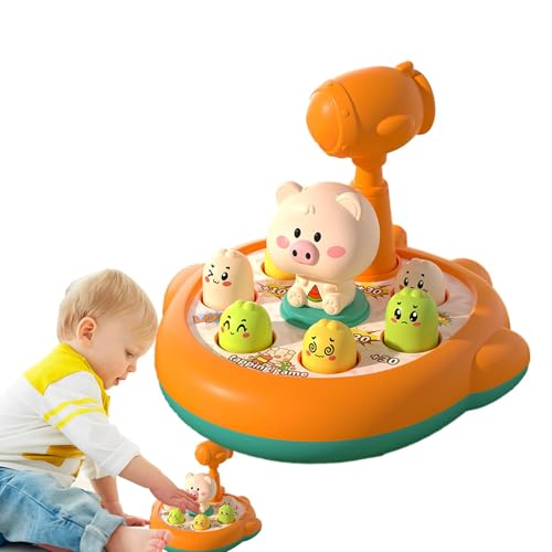 Proypiax Hämmerndes Hämmerspielzeug, Hämmerspiel für Kinder, Hämmerndes Tierspiel, Spielzeug für Feinmotorik, Lernspielzeug für die frühe Entwicklung für pädagogischen Spaß von Proypiax