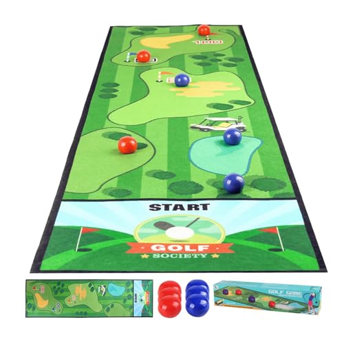 Proypiax Kinderbrettspiel,Brettspiel für Kinder | Denksportspiel mit 6 Bällen,39,3 x 11,4 Zoll große Matte, interaktives Strategiespiel für drinnen und draußen von Proypiax