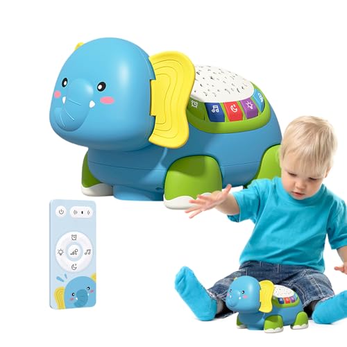 Proypiax Krabbelspielzeug Für Babys, Musik Elefant Krabbelspielzeug Mit Sinnesförderung, Sensorisches Lernspielzeug Mit Spaßfaktor Für Mädchen Und Im Kinderzimmer Proypiax Krabbelspielzeug Für Babys, Musik Elefant Krabbelspielzeug Mit Sinnesförderung, Sensorisches Lernspielzeug Mit Spaßfaktor Für Mädchen Und Im Kinderzimmer von Proypiax