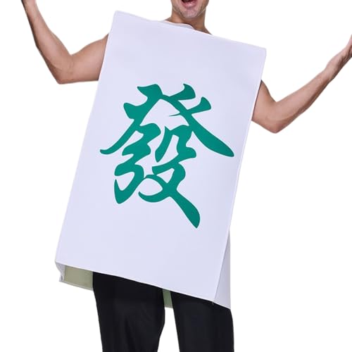 Proypiax Lustiges Erwachsenen Kostüm - Realistisches Mahjong Kostüm - Scherzartige Verkleidung Für Damen Herren Versammlung Bühnenauftritt Party Cosplay Event Zuhause Proypiax Lustiges Erwachsenen Kostüm - Realistisches Mahjong Kostüm - Scherzartige Verkleidung Für Damen Herren Versammlung Bühnenauftritt Party Cosplay Event Zuhause von Proypiax