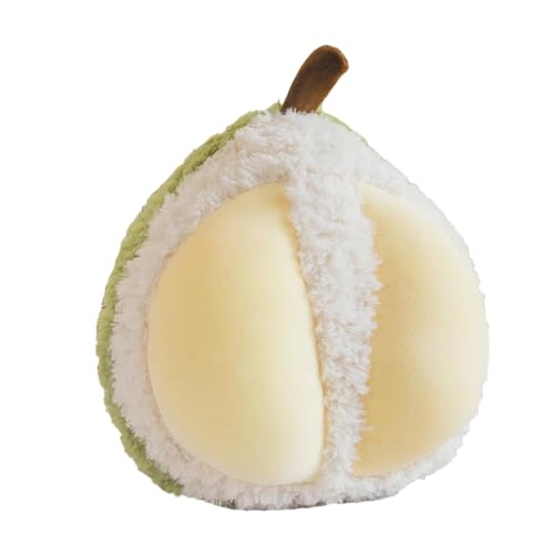 Proypiax Obst Durian Plüschspielzeug, gefüllte Obstplüschspielzeug,Huggable Soft Plüsch Durian Puppe | Nettes ausgestopftes Obstspielzeug komfortabler Berührung für Wohnzimmer, Schlafzimmer, von Proypiax