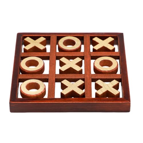 Proypiax Schach Nullen und Kreuze Spiel | Tic-Tac Toe Nullen und Kreuze - Denksportaufgabe, Puzzle, Couchtisch für Familie, Erwachsene und Kinder jeden Alters von Proypiax