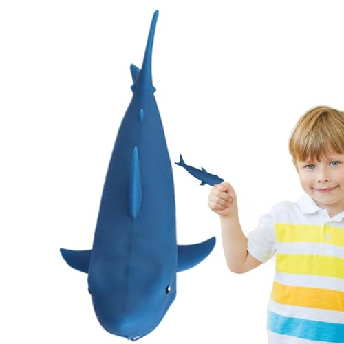 Proypiax Slingshot Shark Fingerspielzeug,Stretchy Finger Shark Slingshot | Dehnbares Schleuderhai-Tier-Fingerspielzeug - Erwachsene Kinder Streich Requisiten Indoor Outdoor Entspannende Spielzeuge für von Proypiax