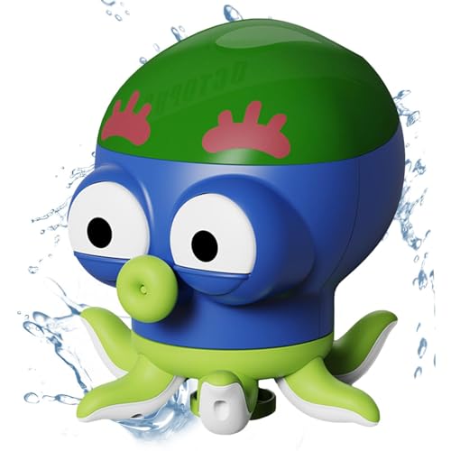 Proypiax Wasserspritze für Kinder - Wasserpumpe Badezimmer-Poolspielzeug mit Cartoon-Oktopus-Design | Badezimmer-Duschspielzeug für Kinder, Wasserpumpe für Kinder, Badewannenspielzeug für Garten, von Proypiax