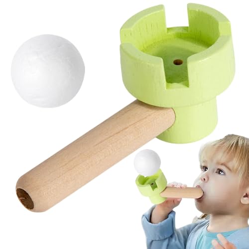 Pruojhw Ballblasspielzeug, Ballblasspielzeug für Kinder,Schwimmendes Ballgebläse-Spielzeug - Schwimmende Blow Pipe Balls Spielspielzeug, Blowing Pipe Balls Spielzeug für Kinder, Balance Blowing Toys von Pruojhw