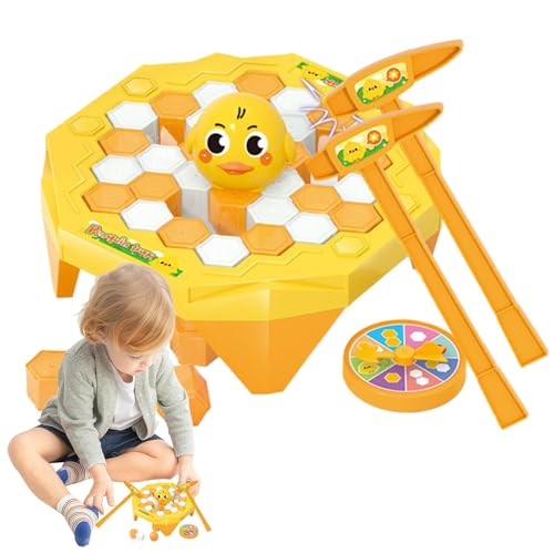 Pruojhw -Break-Spiel Für Kinder, Break-Spiel Für Kleinkinder | Interaktives Break-Ice-Spiel Für Kinder,Kinder-Brettspiele Zum Brechen Puzzle-Knock-Eisblock-Tischspielzeug von Pruojhw