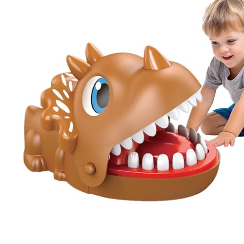 Pruojhw Dinosaurier-Spiele, Zahnarzt-Spiele, Beißende Fingerspiele Lustiges Mundspiel, Krokodilzähne-Spielzeugspiel, interaktives Zahnarztspielzeug für draußen, Kinder, Zuhause, Senioren von Pruojhw