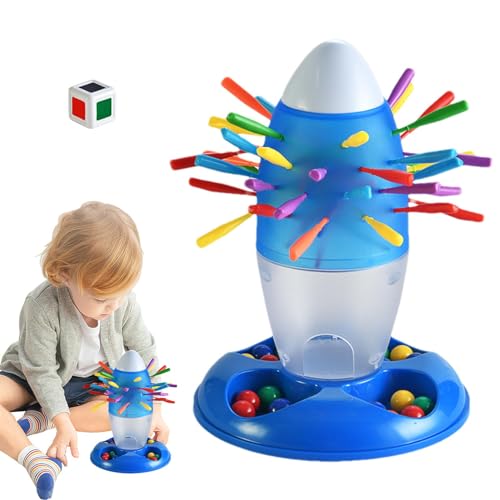 Pruojhw Familienspiel für Kinder und Erwachsene, lehrreiches Familienspiel | Kreative Kinder-Brettspiele, Spiel mit bunten Stöcken,Lustiges, süßes Stick-Balance-Spiel, Brettspiel für Kinder und von Pruojhw