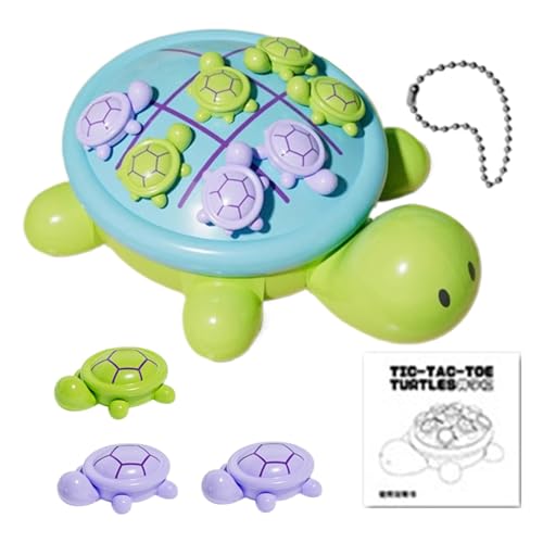 Pruojhw Schach-Strategiespiel, Strategie-Brettspiele für Kinder, Klassisches Familienbrettspiel im Schildkröten-Design, Interaktives Spielzeug für Kinder ab 3 Jahren, magnetisches Puzzlespiel von Pruojhw