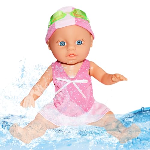 Pruojhw wasserdichte Badepuppe Für Pool | Elektrische Wasserbabypuppe Mit Schwimmfunktion - Interaktives Lernspielzeug Mit Realistisch Bewegbaren Gliedmaßen Für Badezeit Spielentwicklung Pruojhw wasserdichte Badepuppe Für Pool | Elektrische Wasserbabypuppe Mit Schwimmfunktion - Interaktives Lernspielzeug Mit Realistisch Bewegbaren Gliedmaßen Für Badezeit Spielentwicklung von Pruojhw