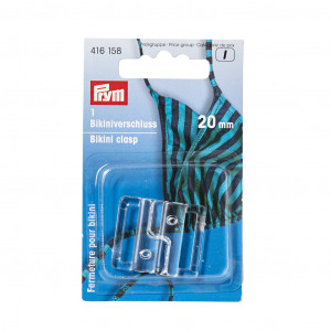 Prym Bikini-Haken/Bikini-Verschlüsse Kunststoff Transparent 20mm - 1 S von Prym