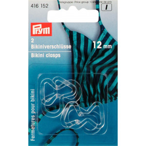 Prym Bikini-Verschluss oder BH-Verlängerung Kunststoff transparent 12m von Prym