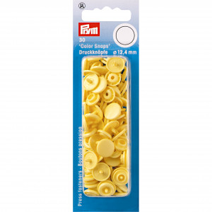 Prym Color Snaps Druckknöpfe Kunststoff Rund Banane 12,4mm - 30 Stk von Prym