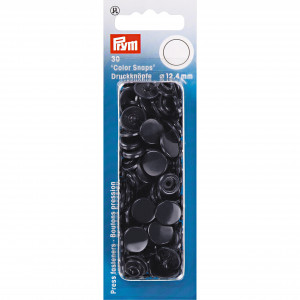 Prym Color Snaps Druckknöpfe Kunststoff Rund Marine 12,4mm - 30 Stk von Prym