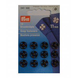 Prym Druckknöpfe Schwarz 11mm 12 Stk von Prym