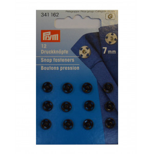 Prym Druckknöpfe Schwarz 7mm 12 Stk von Prym