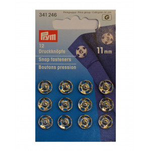 Prym Druckknöpfe Silber 11mm 12 Stk von Prym