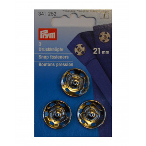 Prym Druckknöpfe Silber 21mm 3 Stk von Prym