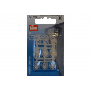 Prym Druckknöpfe Transparent 10mm 18 Stk von Prym