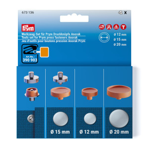 Prym Druckknopf Anorak 12, 15 und 20 mm von Prym