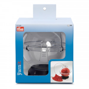 Prym Ergo Garnspender/Garnschale Plastik Transparent/Lila 15cm Ø14,5cm von Prym