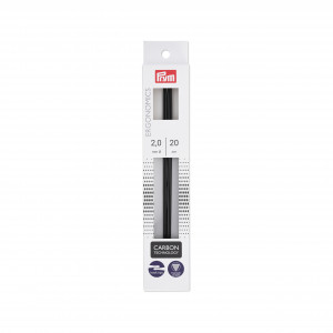 Prym Ergonomics Sockennadeln Kohlefaser 20cm 2,00mm von Prym