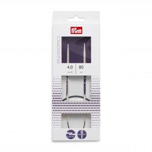 Prym Ergonomics Rundstricknadeln Kunststoff 80cm 4,00mm / 31.5in US6 von Prym