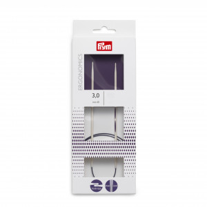 Prym Ergonomics Rundstricknadeln Kunststoff 60cm 3,00mm / 23.6in US2½ von Prym