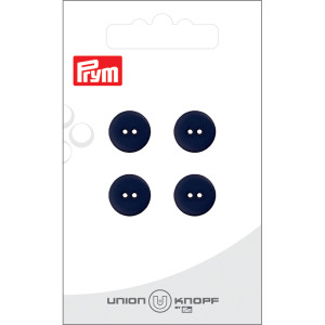 Prym Flache Kunststofftaste Navy 12mm - 4 Stück von Prym