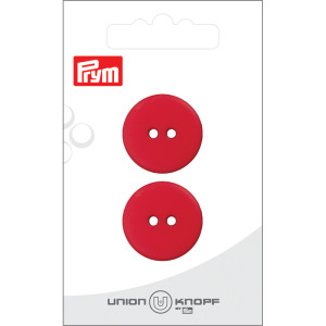 Prym Flache Kunststofftaste Rot 23mm - 2 Stück von Prym