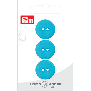 Prym Flache Kunststofftaste Türkis 20mm - 3 Stück von Prym