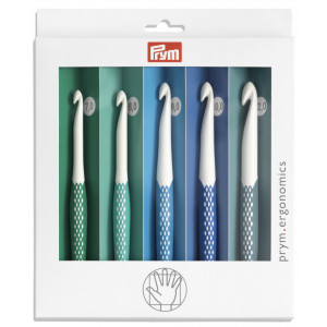 Prym Häkelnadel-Set Ergonomic 7-12mm - 5 Größen von Prym