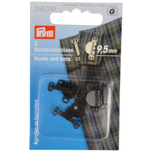 Prym Hosenhaken Schwarz 9mm - 2 Stück von Prym